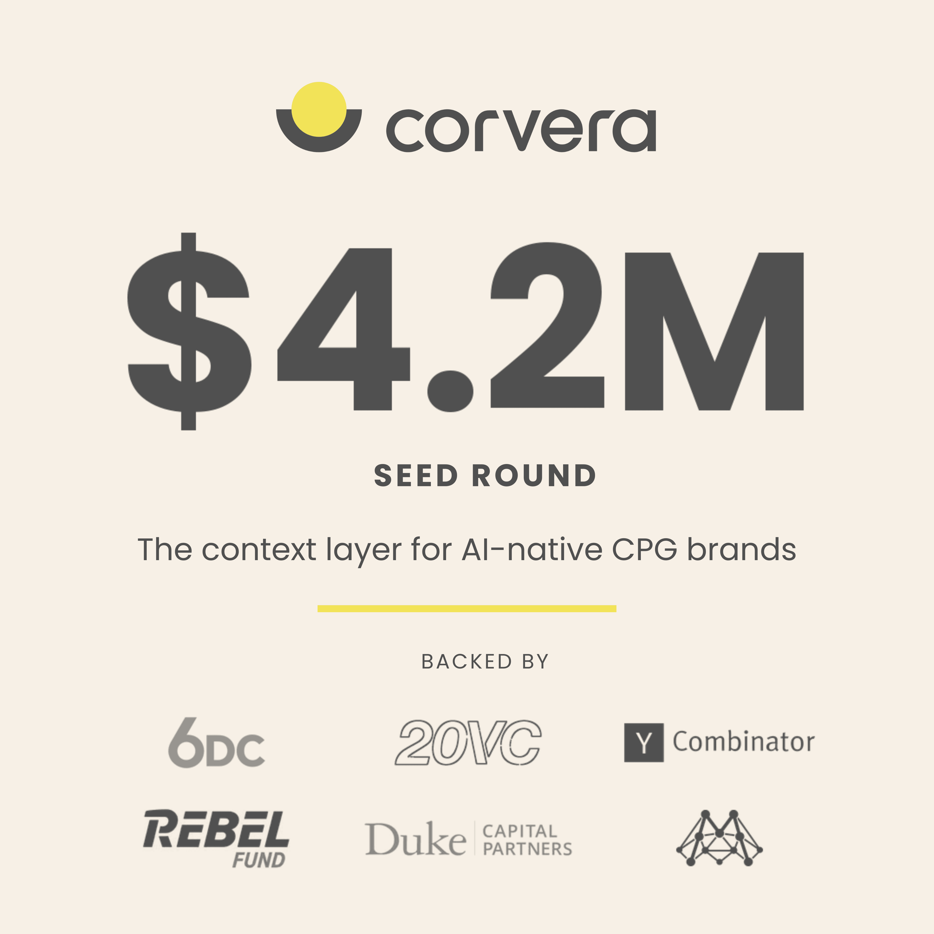 We've Raised $4.2M to Build the Context Layer for AI-Native CPG Brands